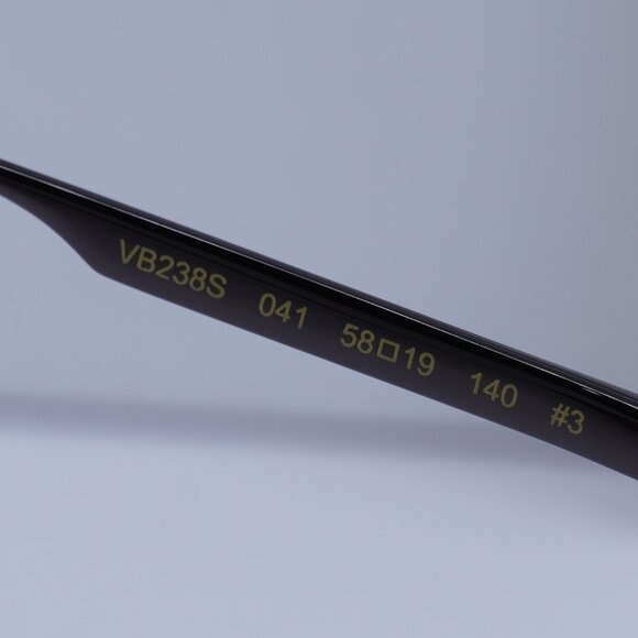 Victoria Beckham VB238S 041 Shield Sunglasses – Gunmetal/Blue - Picture 8 of 10